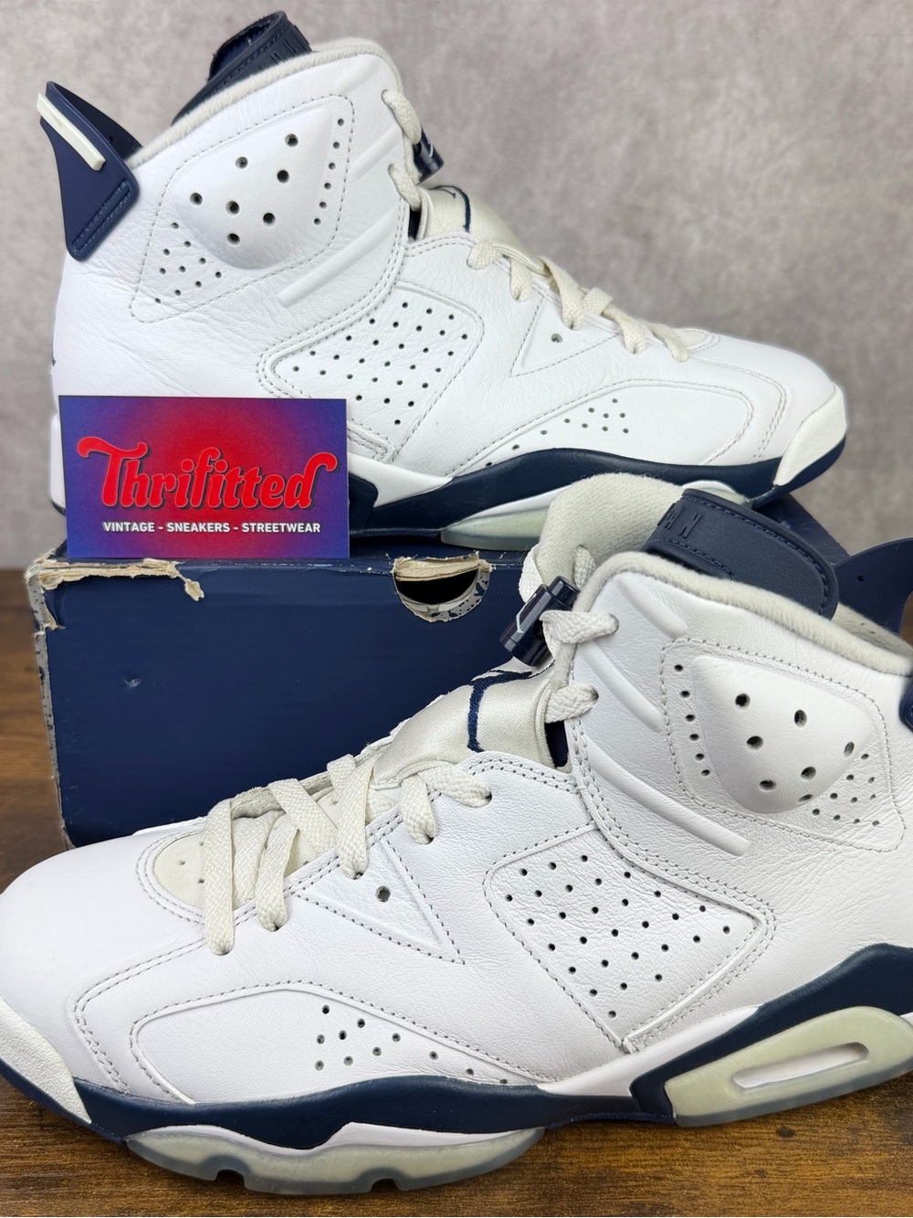 Air Jordan 6 Retro Midnight Navy Size 8.5 CT8529-141 Men’s Sneakers OG Rare MJ